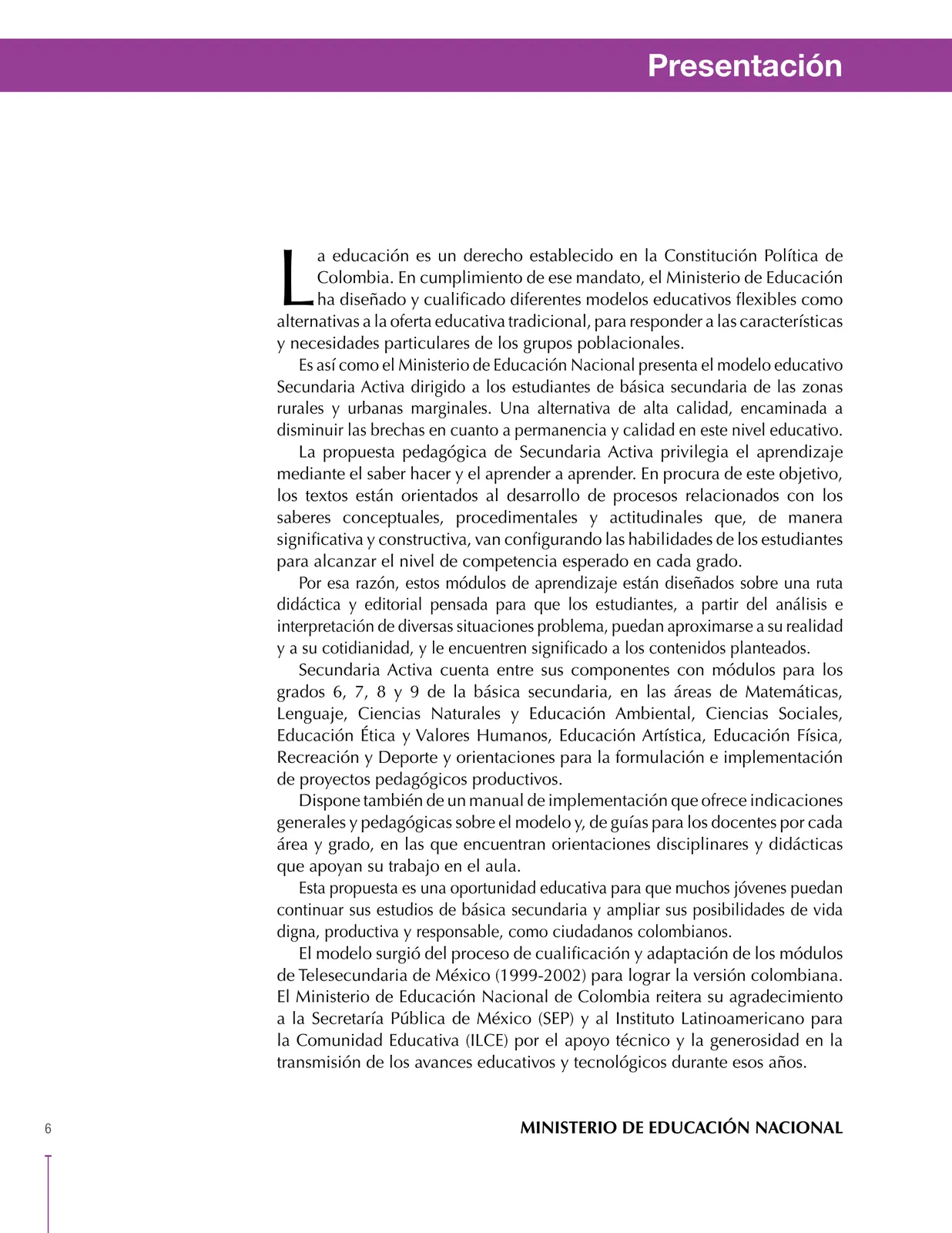 Página 6 de Ciencias Sociales 9° · Secundaria Activa