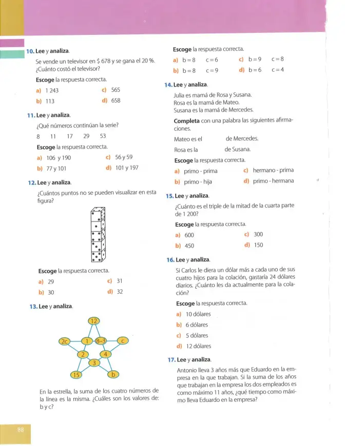 Página 88 de Matematica 8° · Egb 8 Matematica 2025 · 2025