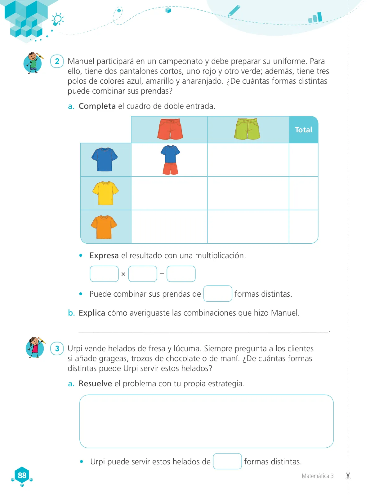 Miniatura página 90 de Matemática 3 : cuaderno de trabajo para tercer grado de Educación Primaria 2019 · 2019