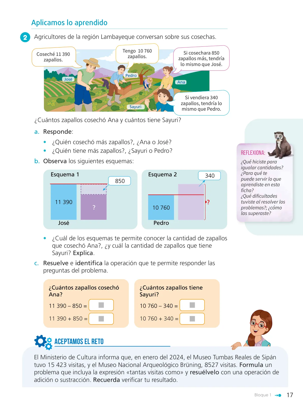 Página 19 de Texto de Matemática 5. Quinto grado de Primaria · 2024