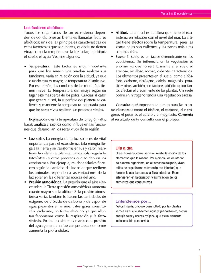 Página 51 de Ciencias Naturales 6° · Secundaria Activa