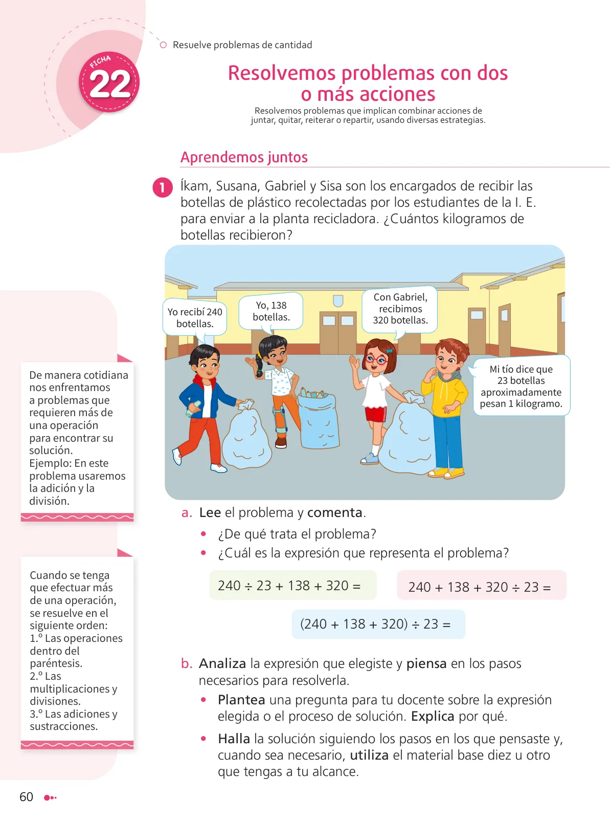 Miniatura página 62 de Texto de Matemática 4. Cuarto grado de Primaria · 2024