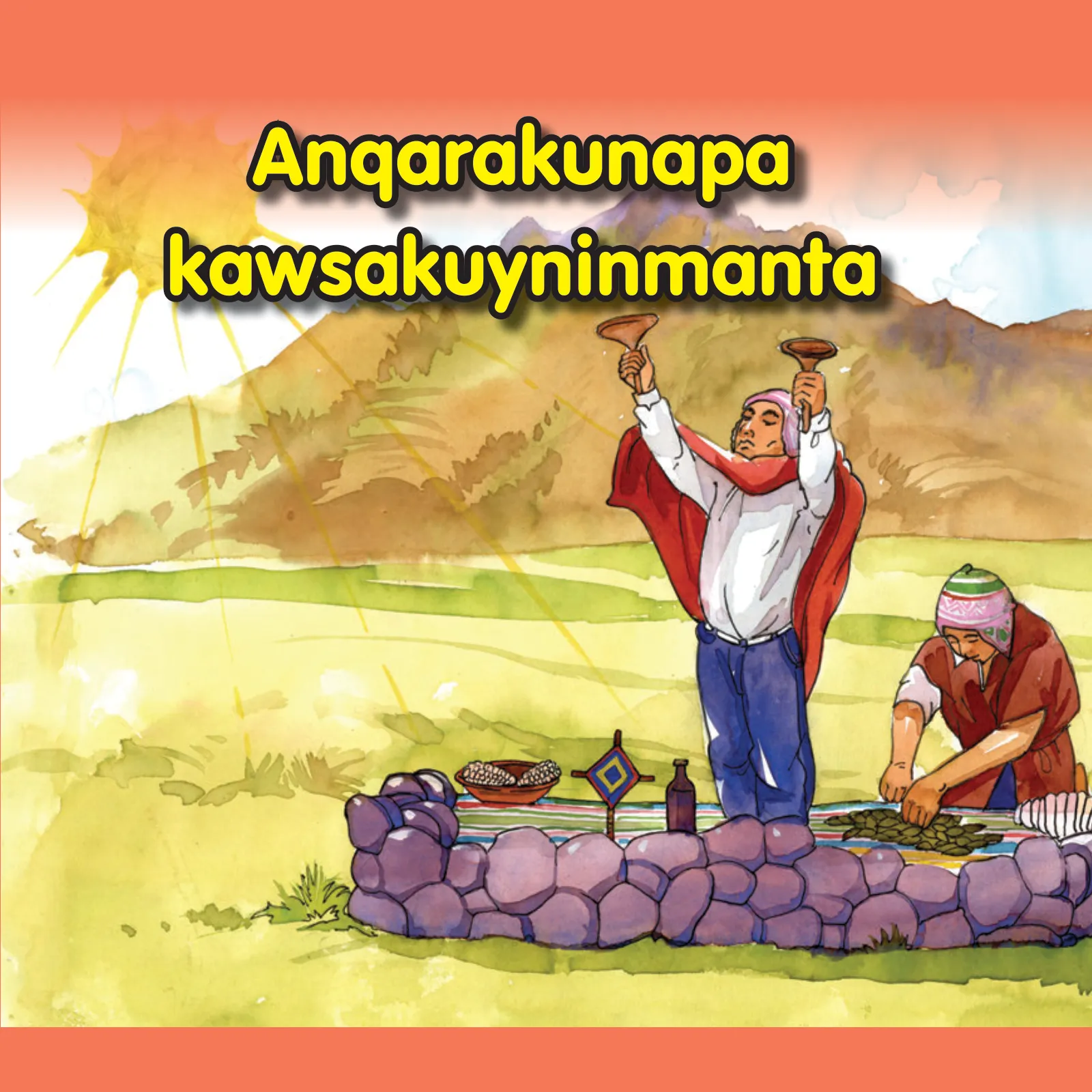 Miniatura página 3 de Anqarakunapa kawsakuyninmanta. Literatura 2 - 4° Primaria - Quechua chanka · 2023
