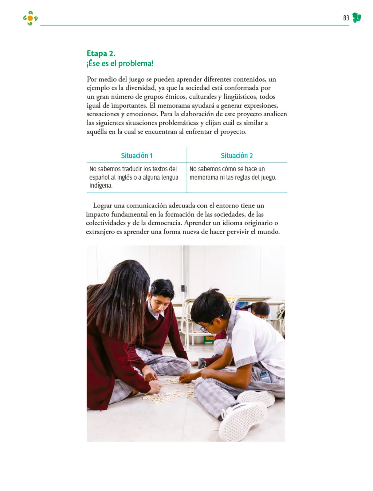 Miniatura página 84 de Colección Ximhai. Nuestro libro de Proyectos.  Tomo II.   Libro de Educación Telesecundaria Grado 1°  Ciclo Escolar 2025 - 2026