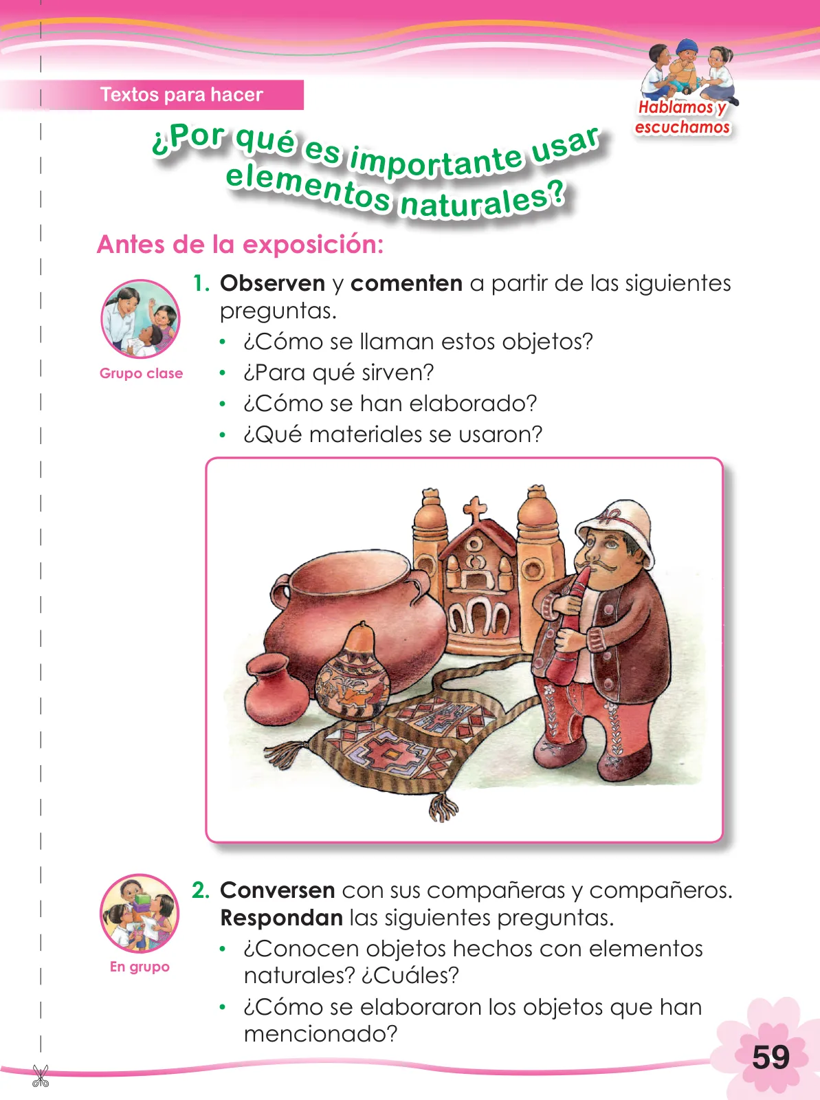 Miniatura página 61 de Comunicación 2 : cuaderno de trabajo para segundo grado de Educación Primaria 2019 · 2019