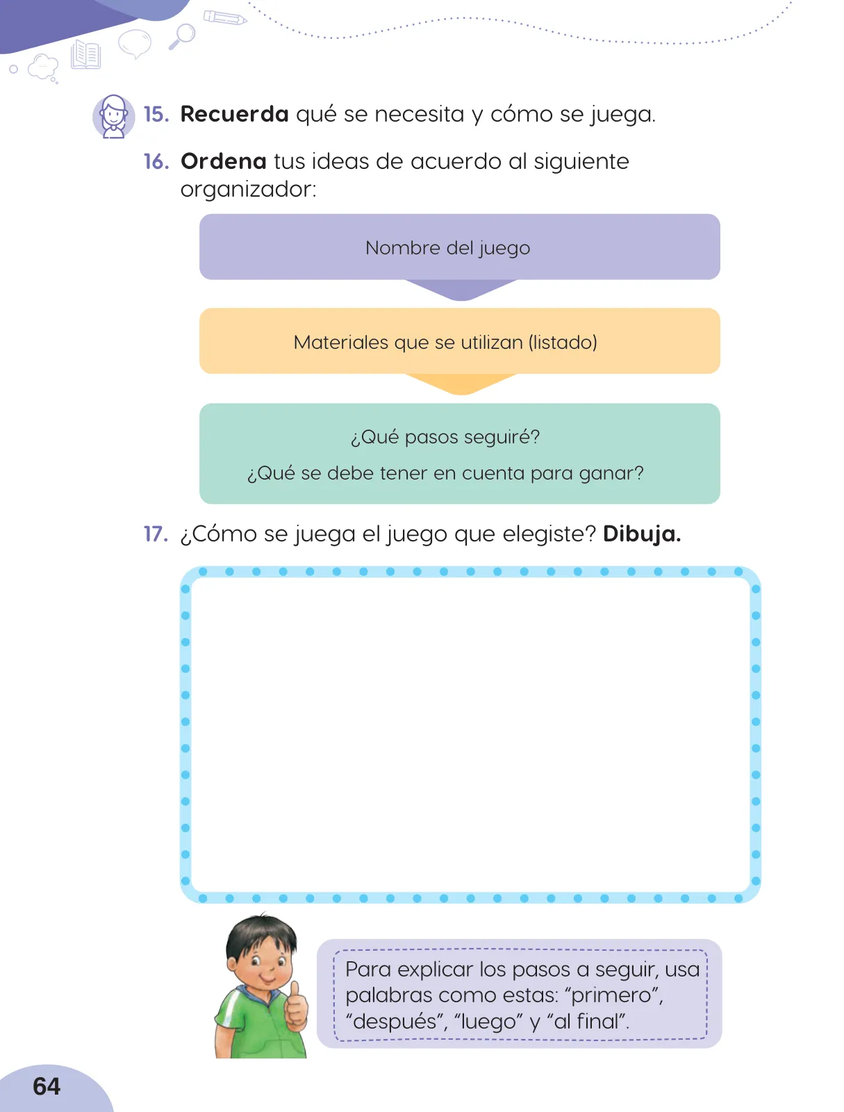 Página 66 de Cuadernillo de Comunicación 2, segundo grado de Primaria · 2023