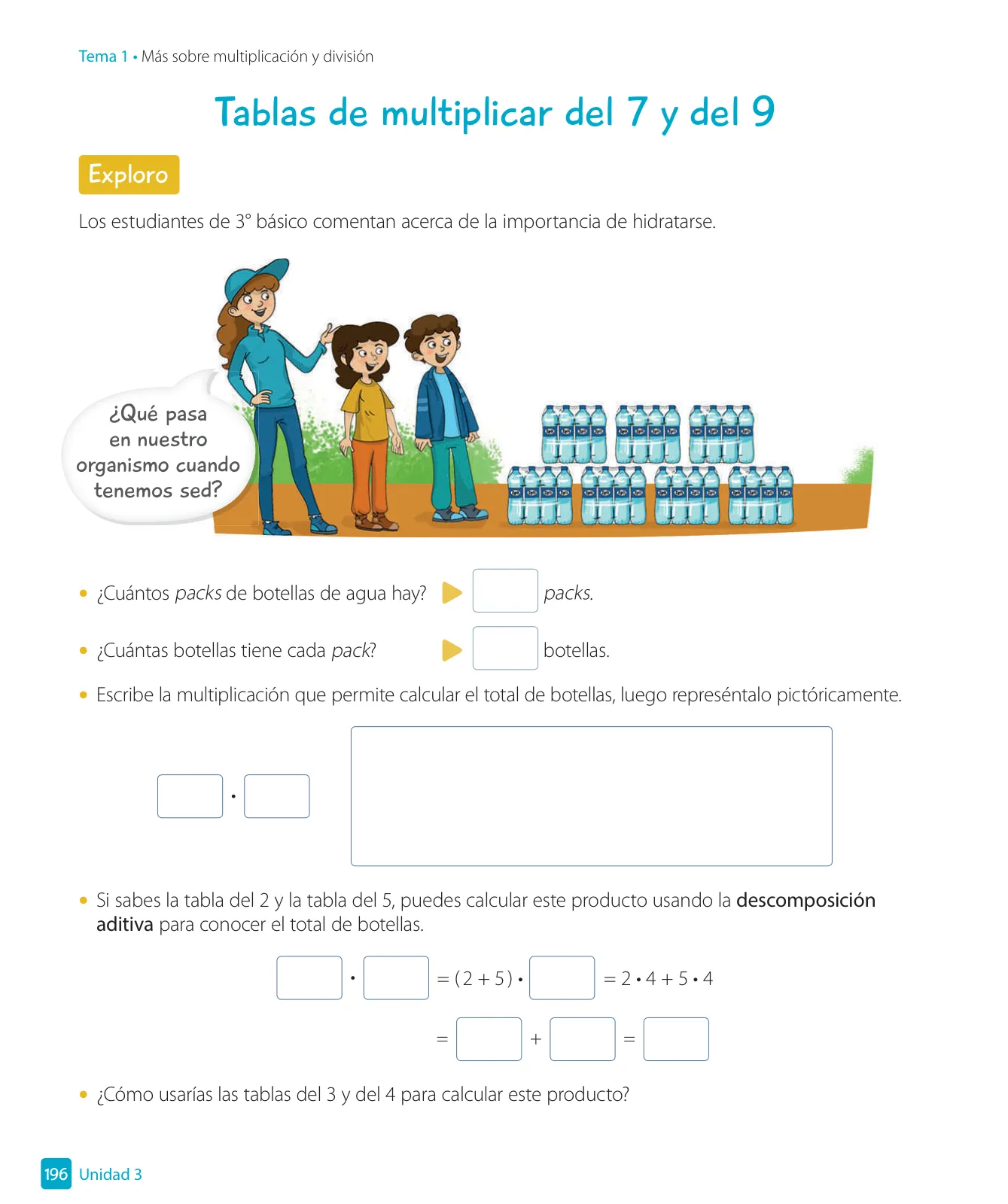 Miniatura página 198 de Matemática – Tercero Básico | Texto del Estudiante MINEDUC – Descargar PDF · 2024