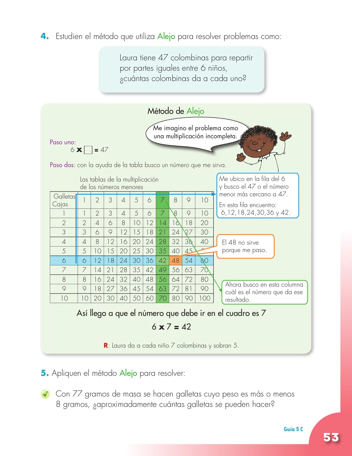 Miniatura página 53 de Matematica 3° · Cartilla 01