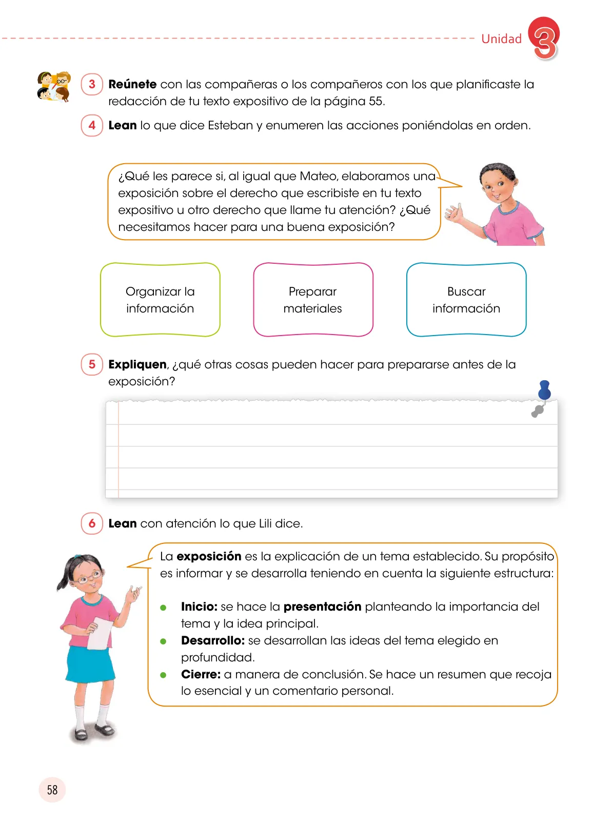 Página 59 de Comunicación 5 : cuaderno de trabajo para quinto grado de Educación Primaria 2019 · 2019