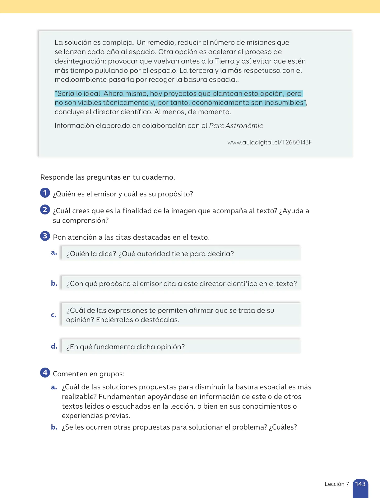 Página 145 de Lenguaje y Comunicación – Sexto Básico | Texto del Estudiante MINEDUC – Descargar PDF · 2024