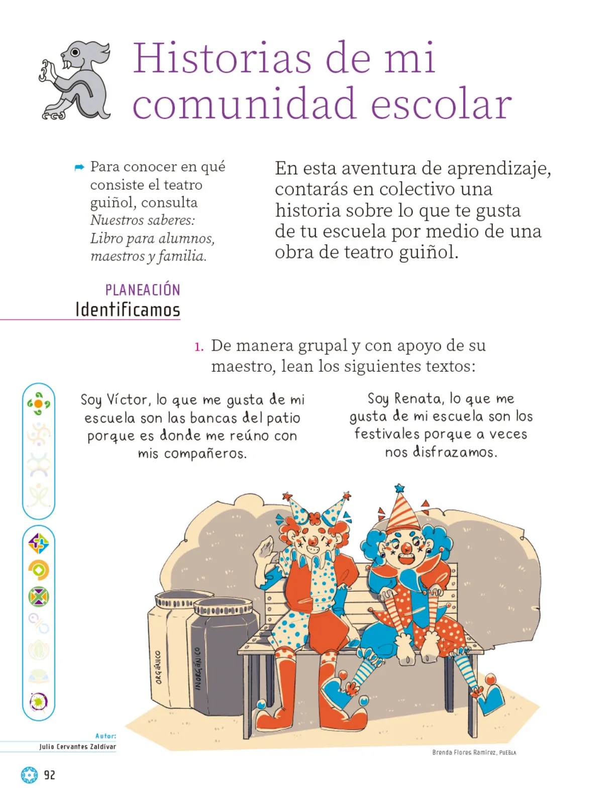Página 93 de Proyectos Escolares. Libro de Educación Primaria Grado 1° Ciclo Escolar 2025 - 2026