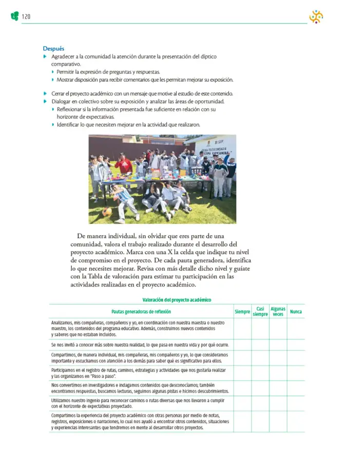 Página 121 de Colección Nanahuatzin. Nuestro libro de Proyectos. Tomo II. Libro de Educación Telesecundaria Grado 3° Ciclo Escolar 2025 - 2026