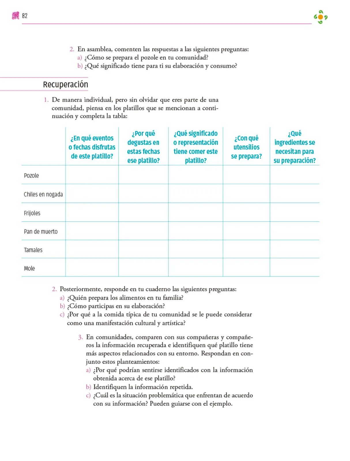 Página 83 de Colección Ximhai. Nuestro libro de proyectos. Libro de Educación Secundaria Grado 1° Ciclo Escolar 2025 - 2026