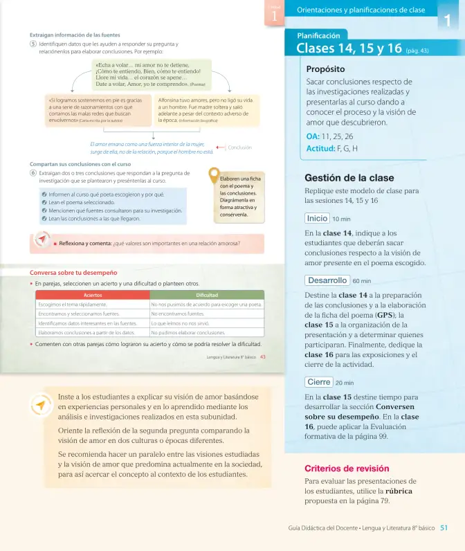 Página 53 de Lengua y Literatura – Octavo Básico | Texto del Estudiante MINEDUC – Descargar PDF · 2024