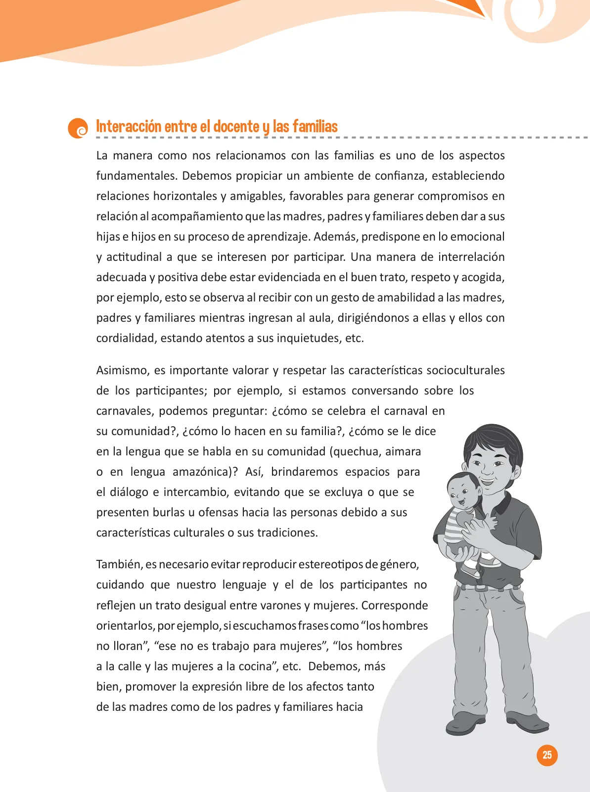 Miniatura página 27 de Guía para el trabajo docente con las familias del ciclo IV de Primaria · 2016