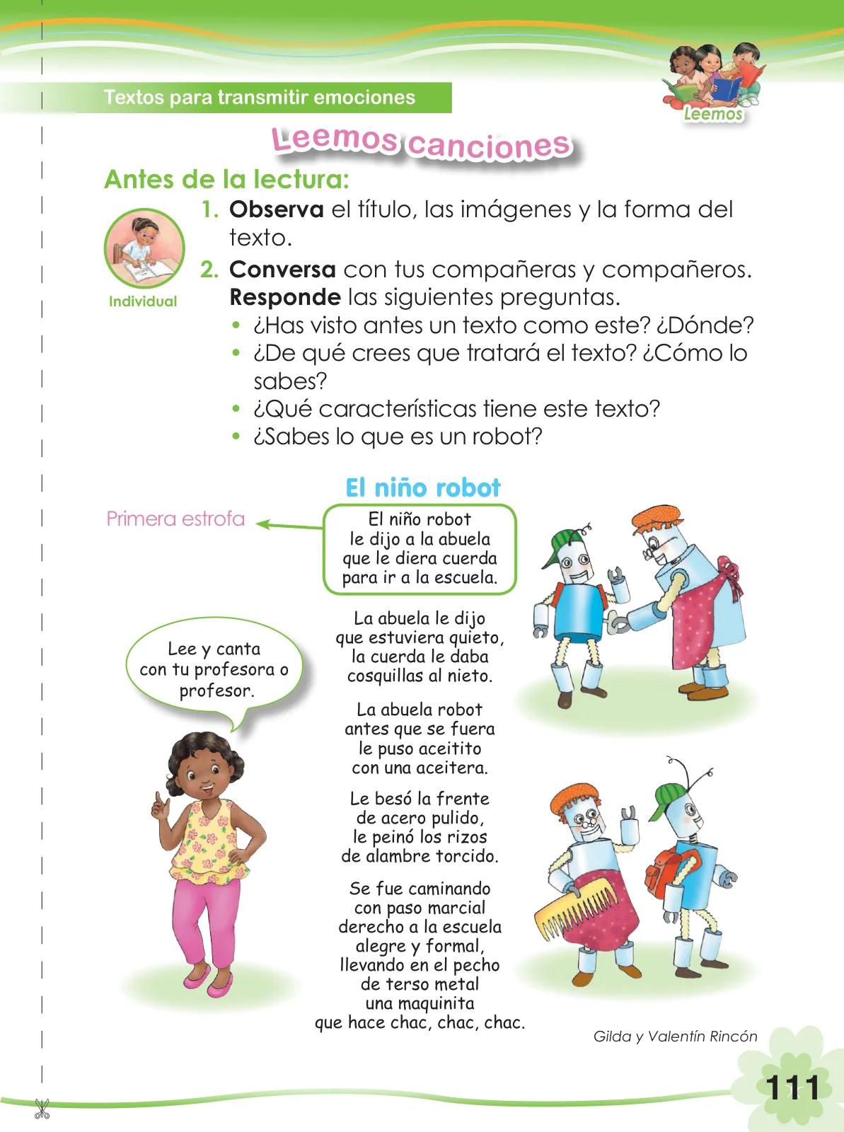 Página 113 de Comunicación 2 : cuaderno de trabajo para segundo grado de Educación Primaria 2019 · 2019
