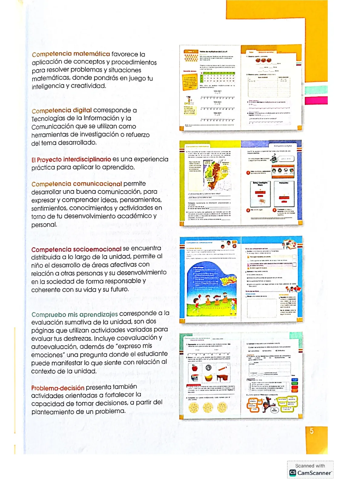 Miniatura página 5 de Matematica · 4 EGB · 2024