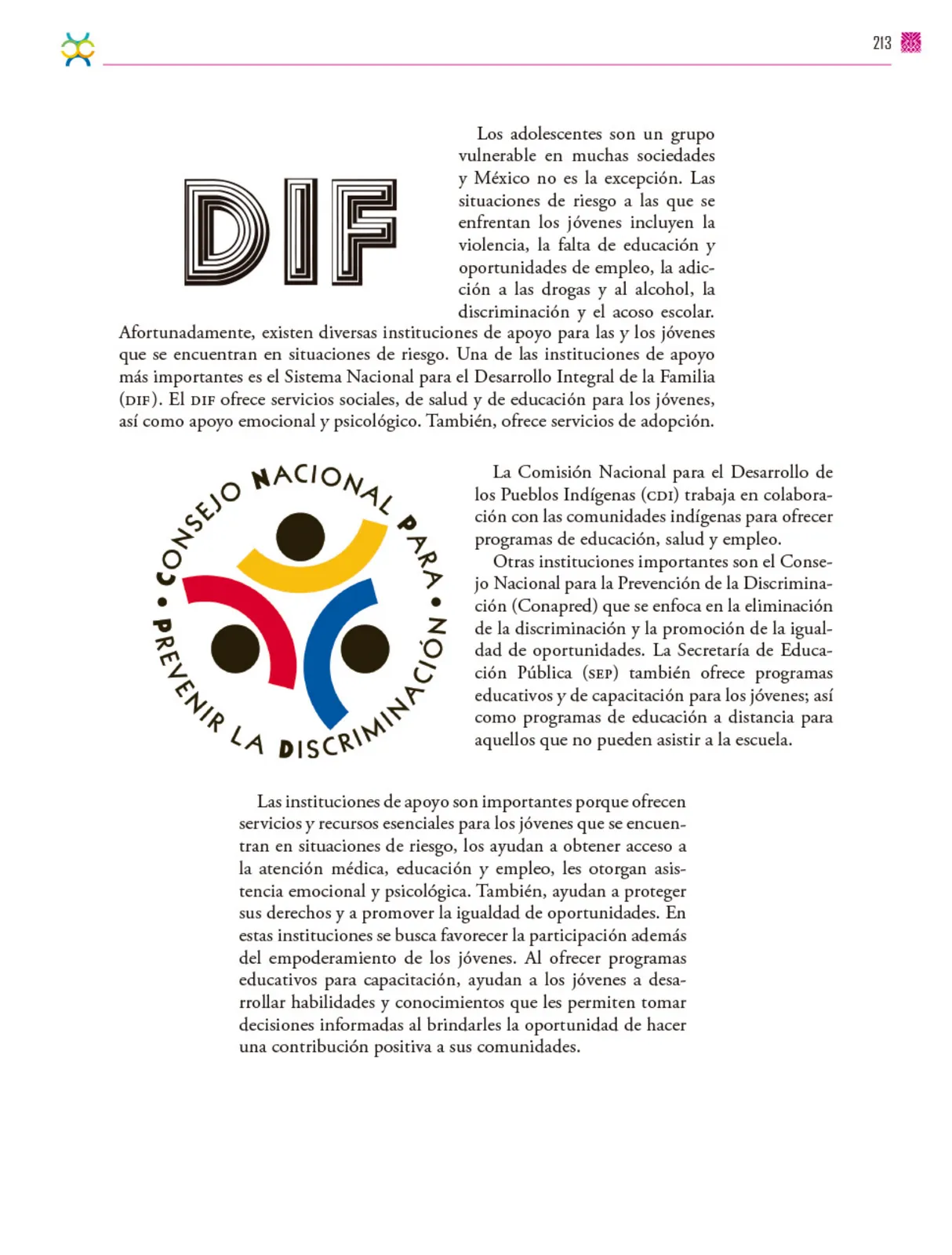 Miniatura página 214 de Colección Nanahuatzin. De lo humano y lo comunitario.   Libro de Educación Secundaria Grado 3°  Ciclo Escolar 2025 - 2026