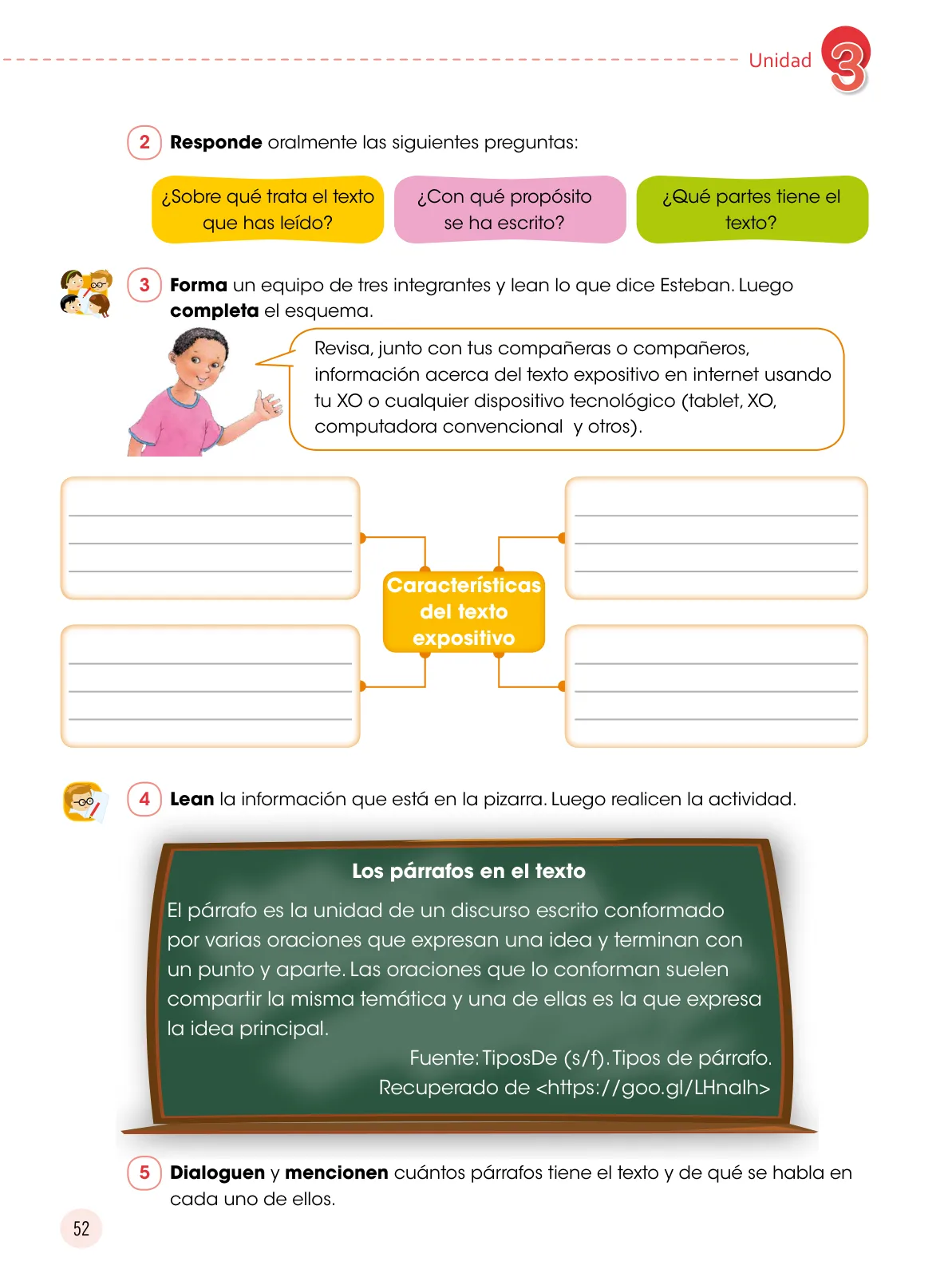 Miniatura página 53 de Comunicación 5 : cuaderno de trabajo para quinto grado de Educación Primaria 2019 · 2019