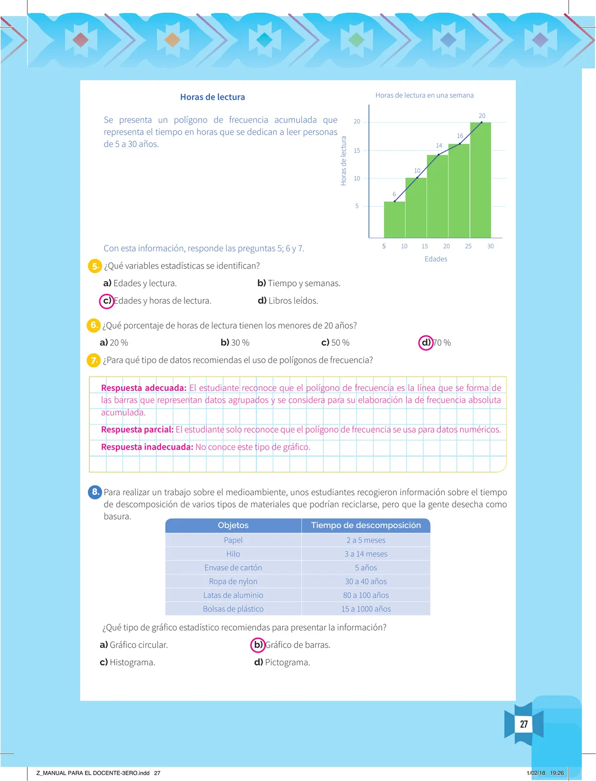 Miniatura página 29 de Resolvamos problemas 3 : manual para el docente 2018 · 2018