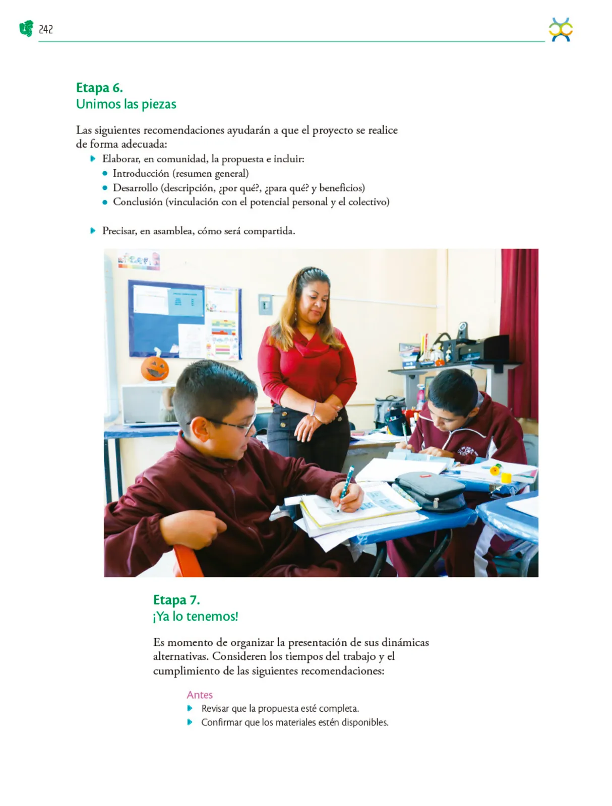 Página 243 de Colección Ximhai. Nuestro libro de Proyectos. Tomo III. Libro de Educación Telesecundaria Grado 1° Ciclo Escolar 2025 - 2026