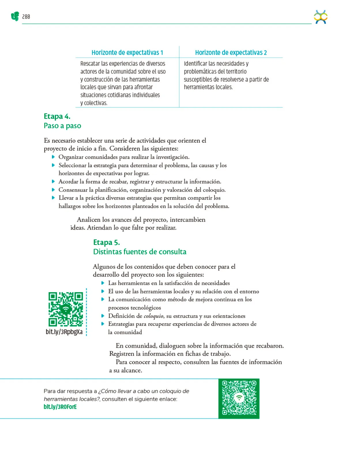 Miniatura página 289 de Colección Ximhai. Nuestro libro de Proyectos. Tomo I.   Libro de Educación Telesecundaria Grado 1°  Ciclo Escolar 2025 - 2026