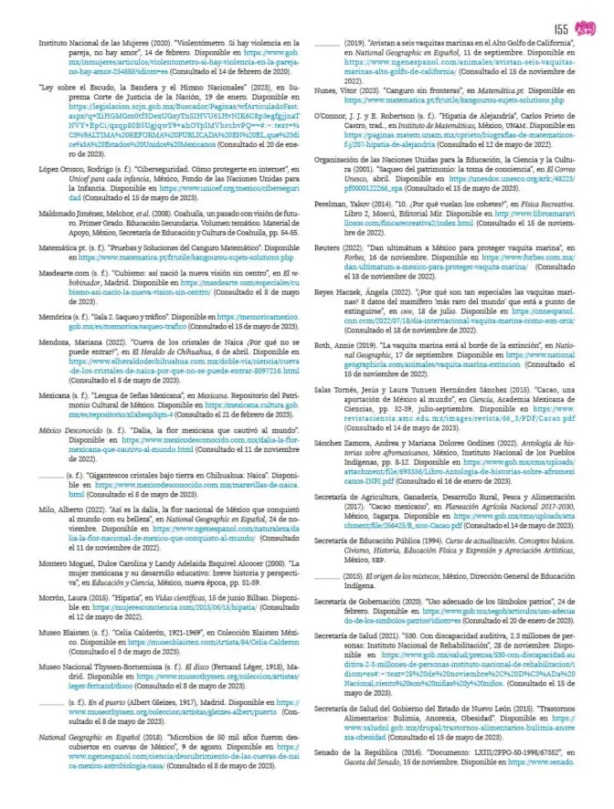 Página 156 de Colección Ximhai. Múltiples lenguajes. Libro de Educación Secundaria Grado 1° Ciclo Escolar 2025 - 2026