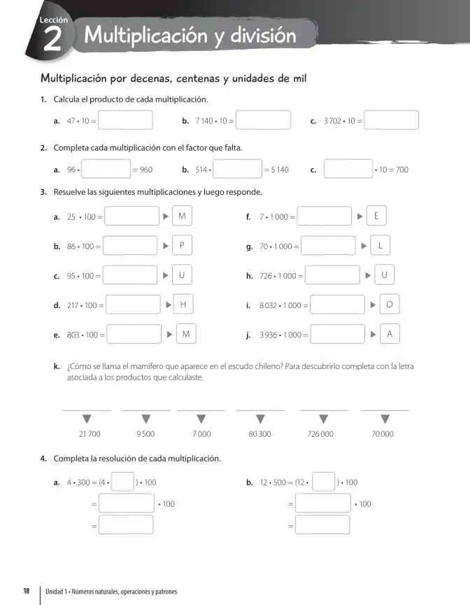 Página 20 de Matemática – Quinto Básico | Texto del Estudiante MINEDUC – Descargar PDF · 2024
