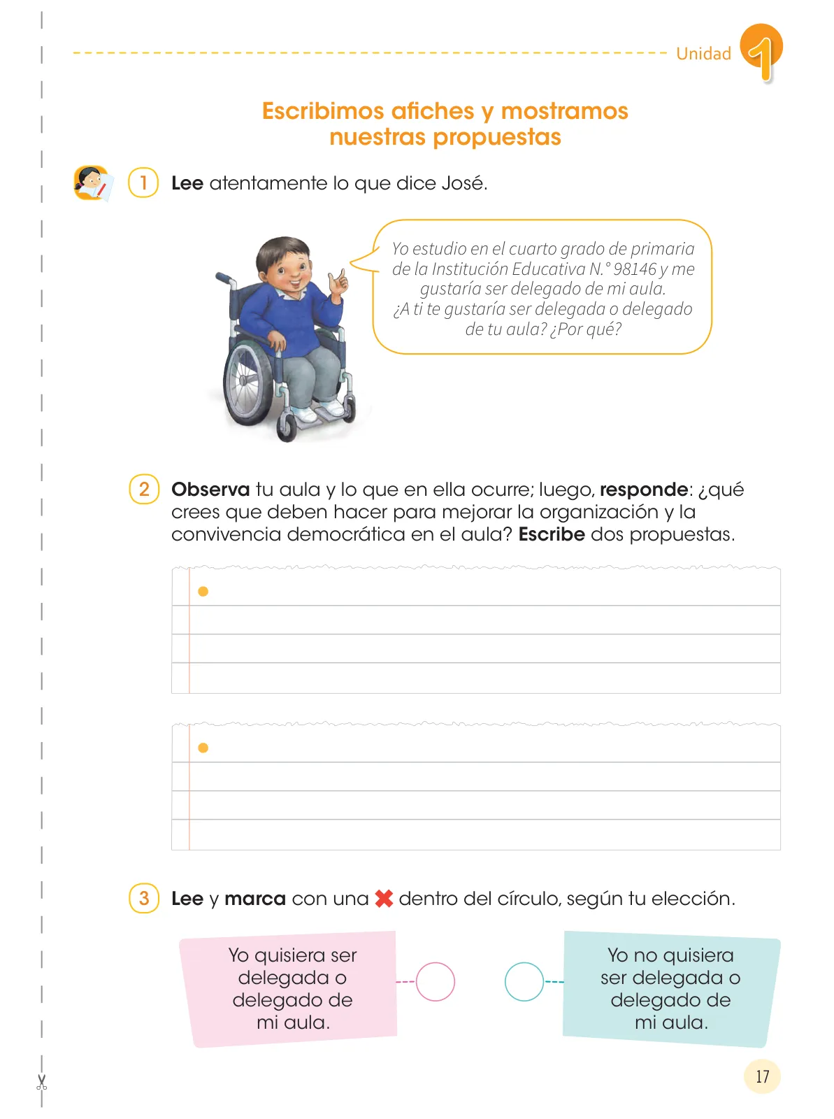 Miniatura página 19 de Comunicación 4 : cuaderno de trabajo para cuarto grado de Educación Primaria 2019 · 2019