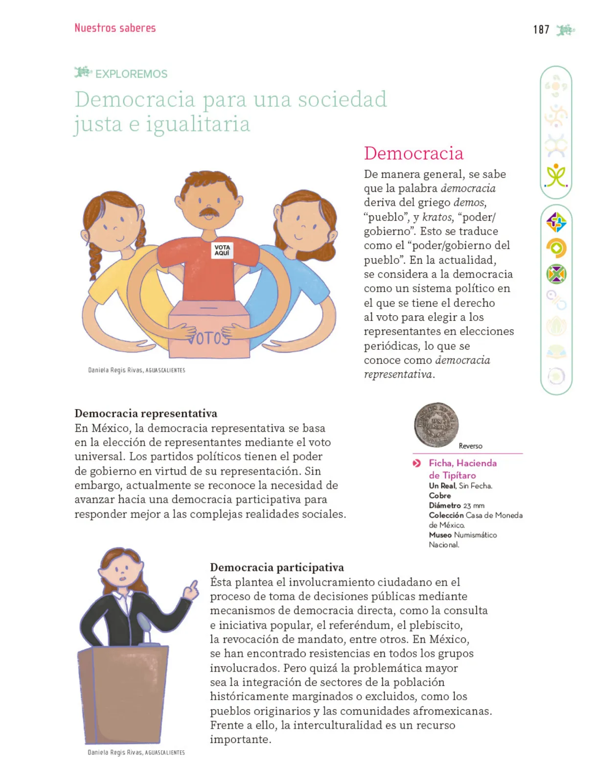 Página 188 de Nuestros saberes: Libro para alumnos, maestros y familia.   Libro de Educación Primaria Grado 5°  Ciclo Escolar 2025 - 2026