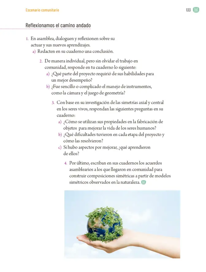 Página 136 de Proyectos Comunitarios. Libro de Educación Primaria Grado 6° Ciclo Escolar 2025 - 2026
