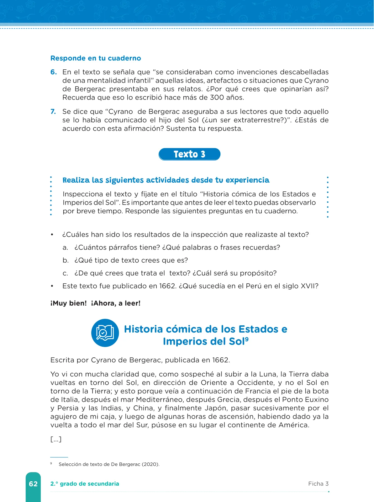Miniatura página 64 de Fichas de aprendizaje de Comunicación 2 · 2024