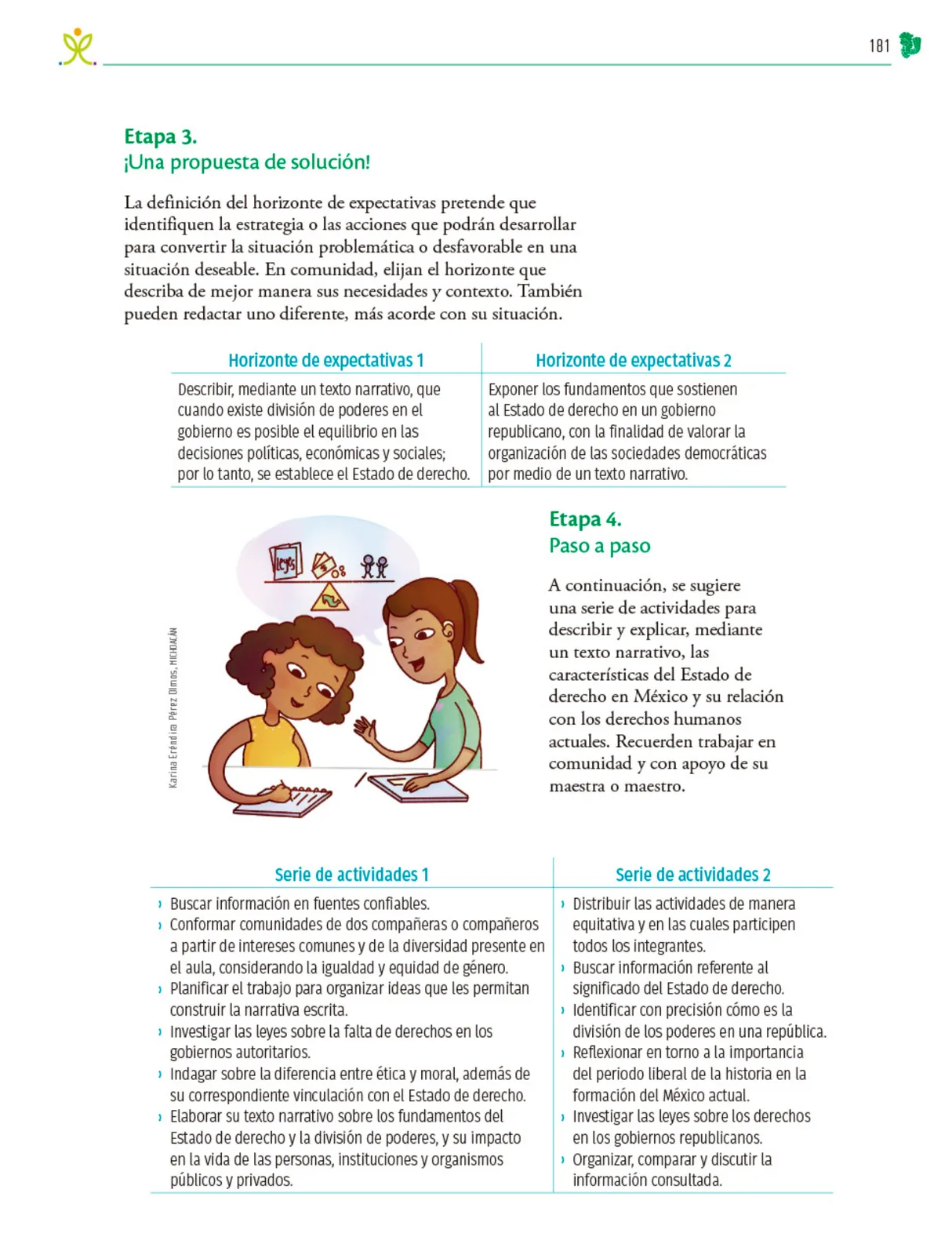 Miniatura página 182 de Colección Sk´asolil. Nuestro libro de Proyectos.  Tomo II.  Libro de Educación Telesecundaria Grado 2°  Ciclo Escolar 2025 - 2026