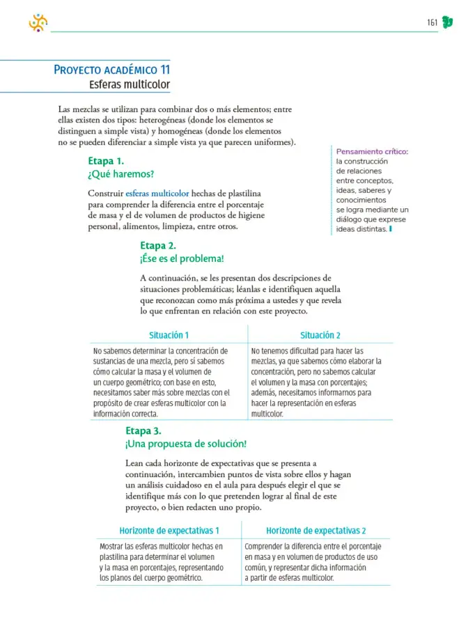 Página 162 de Colección Nanahuatzin. Nuestro libro de Proyectos. Tomo I. Libro de Educación Telesecundaria Grado 3° Ciclo Escolar 2025 - 2026