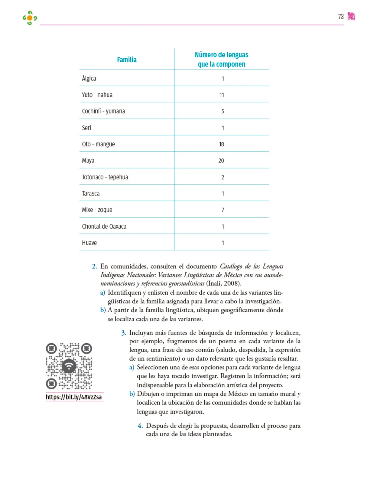 Página 74 de Colección Nanahuatzin. Nuestro libro de proyectos. Libro de Educación Secundaria Grado 3° Ciclo Escolar 2025 - 2026