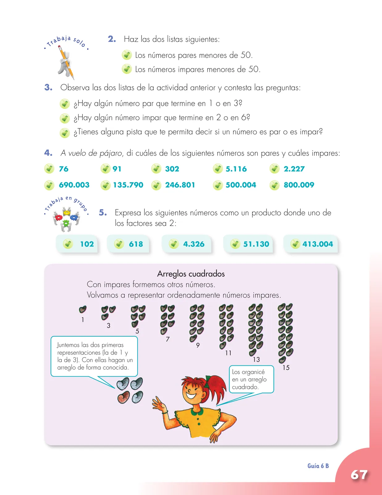 Página 67 de Matematica 4° · Cartilla 01