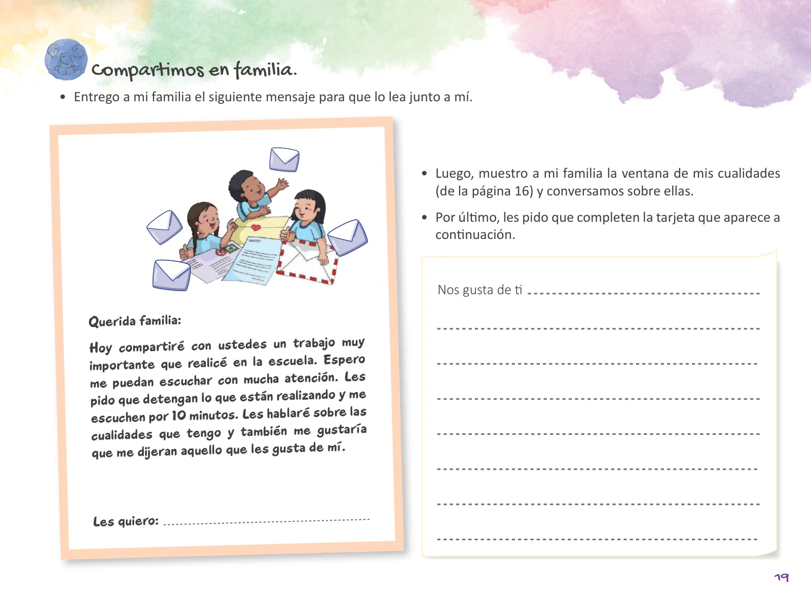 Página 21 de Cuadernillo de Tutoría Segundo Grado Educación Primaria 2019 · 2019