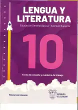 Portada de Lengua Y Literatura 10° · Egb 10 Lengua Y Literatura 2025 · 2025