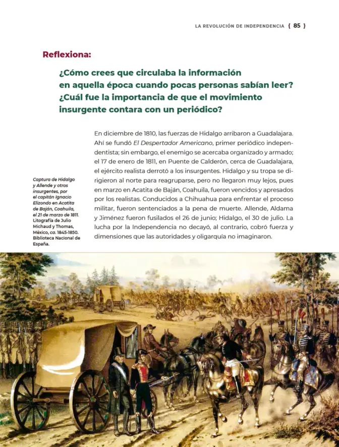 Página 86 de Historia del pueblo mexicano. Libro de Educación Secundaria Grado 1° Ciclo Escolar 2025 - 2026