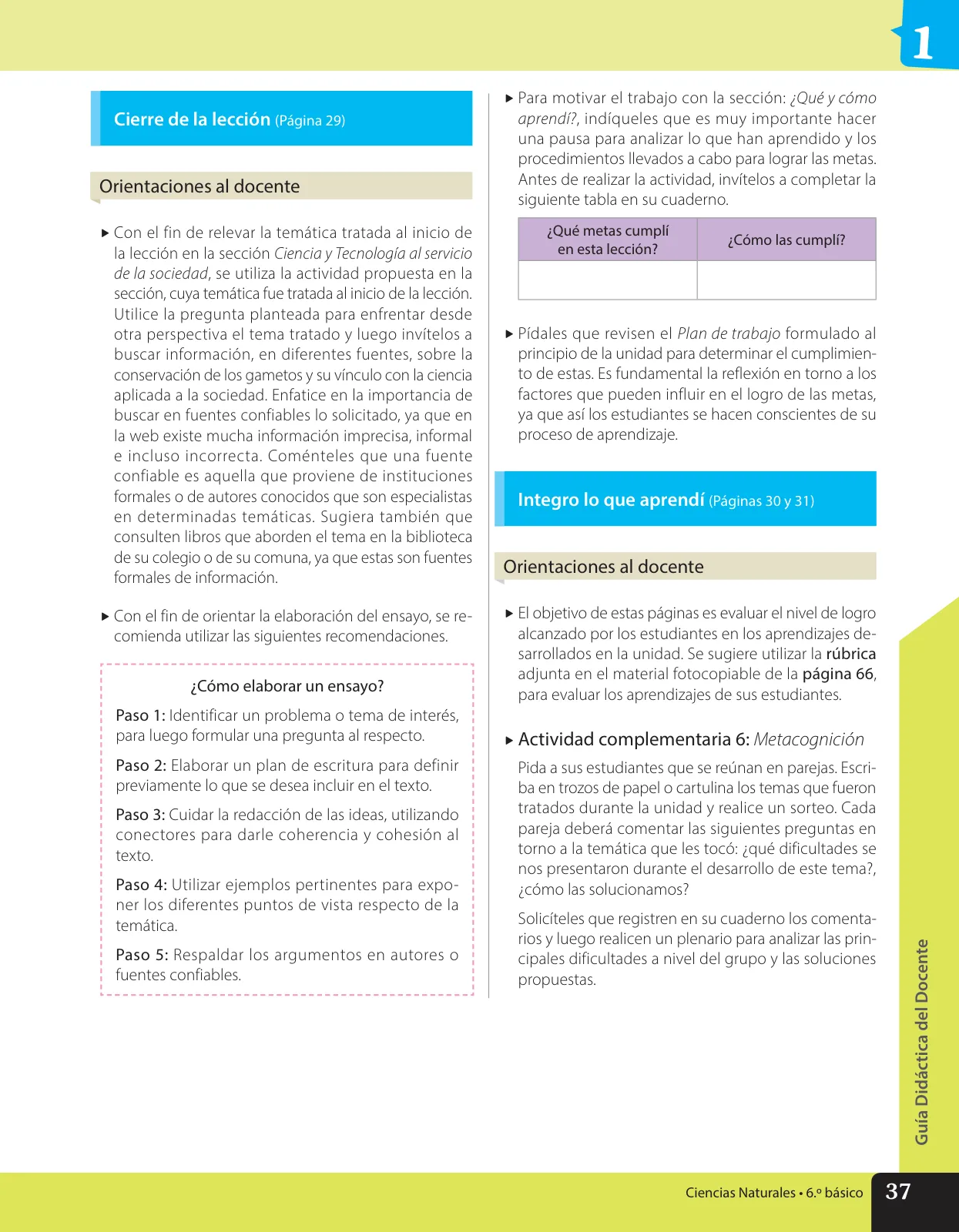 Página 50 de Libro de Ciencias Naturales – Quinto Básico | Texto del Estudiante MINEDUC – Descargar PDF · 2024