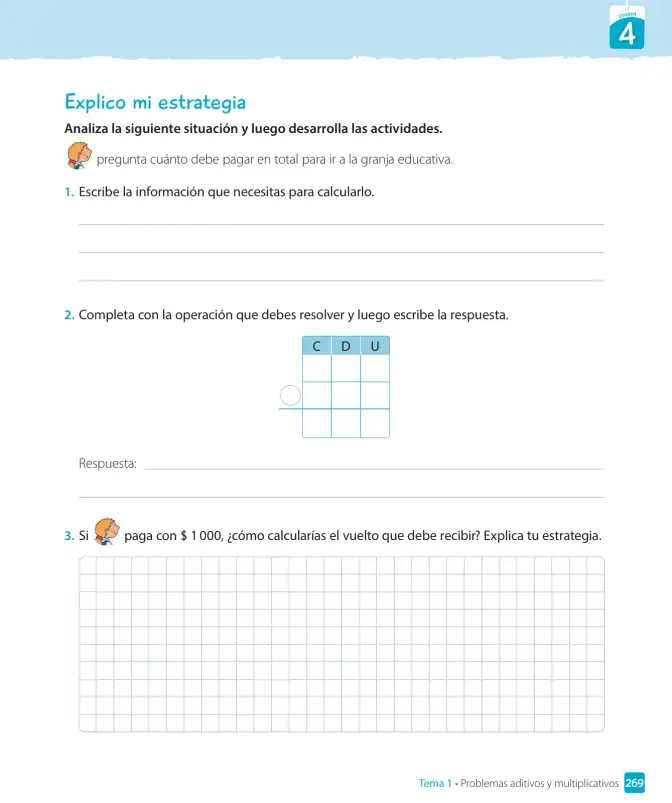 Página 271 de Matemática – Tercero Básico | Texto del Estudiante MINEDUC – Descargar PDF · 2019