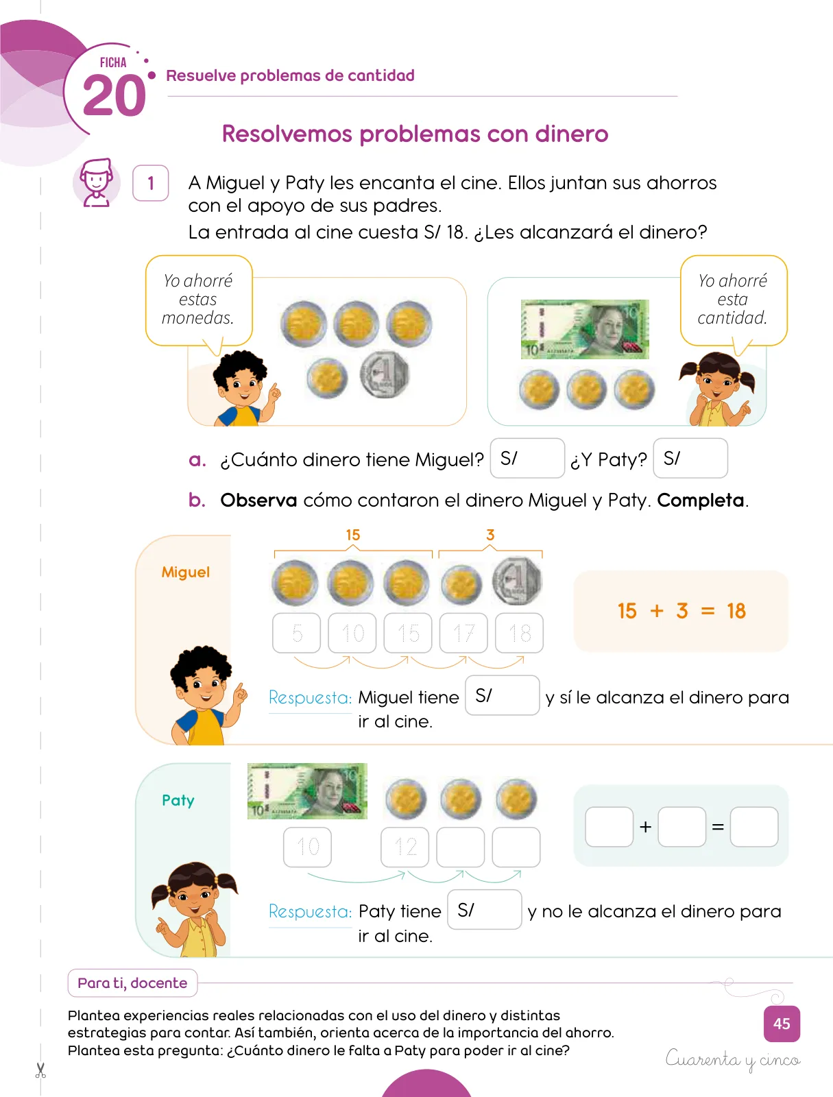 Página 47 de Cuadernillo de Matemática 2. Segundo grado de Primaria · 2024
