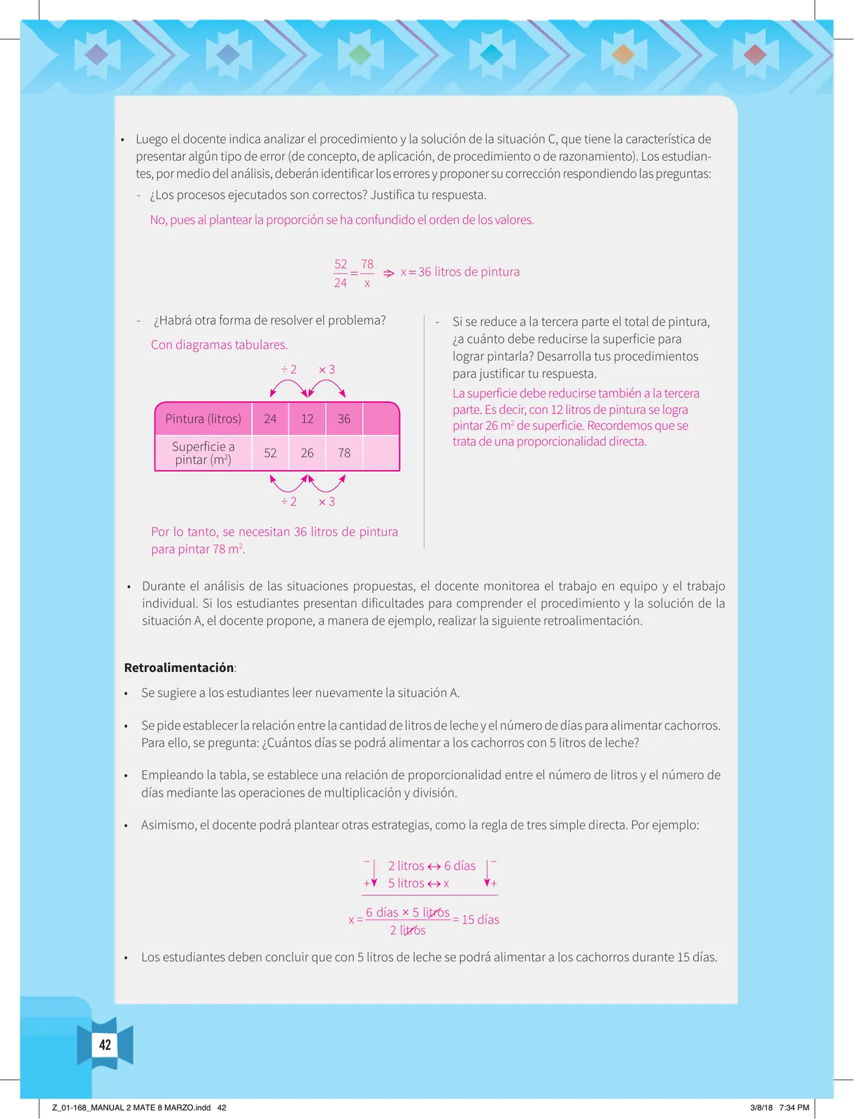 Miniatura página 44 de Resolvamos problemas 2 : manual para el docente 2018 · 2018
