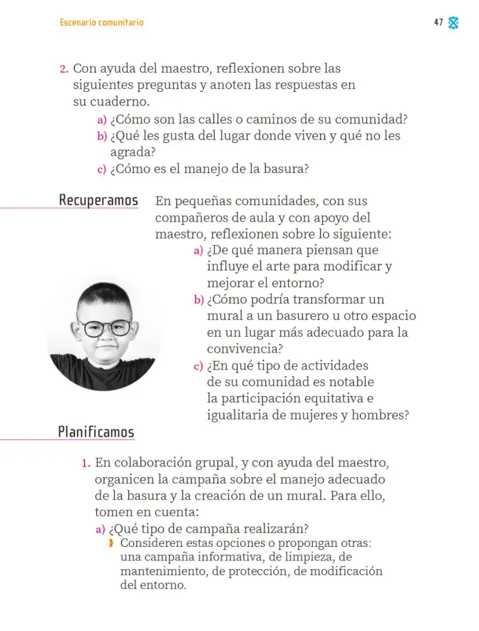 Página 48 de Proyectos Comunitarios. Libro de Educación Primaria Grado 1° Ciclo Escolar 2025 - 2026