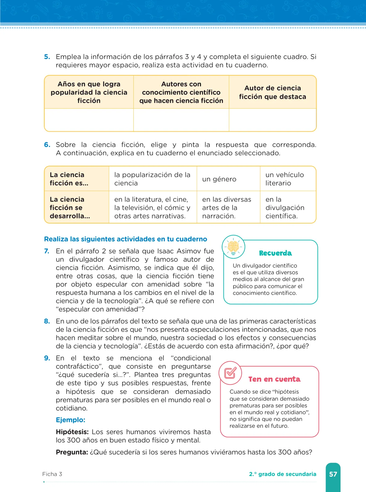 Miniatura página 59 de Fichas de aprendizaje de Comunicación 2 · 2024