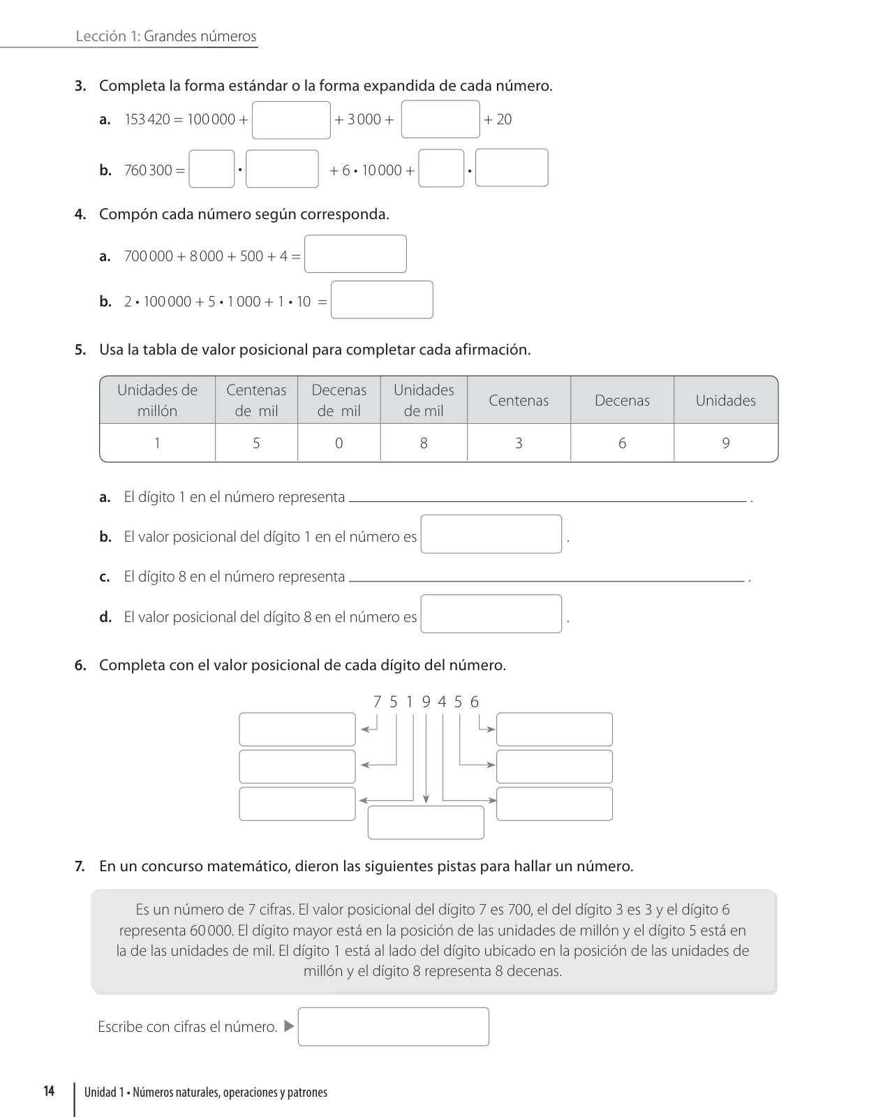 Página 16 de Matemática – Quinto Básico | Texto del Estudiante MINEDUC – Descargar PDF · 2024