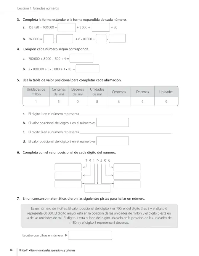 Página 16 de Matemática – Quinto Básico | Texto del Estudiante MINEDUC – Descargar PDF · 2024