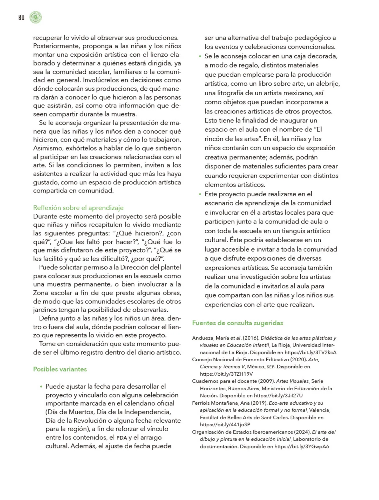 Página 81 de Modalidades de trabajo para la acción transformadora y el codiseño Libro de Educación Preescolar Grado 1°, 2°, 3° Ciclo Escolar 2025 - 2026