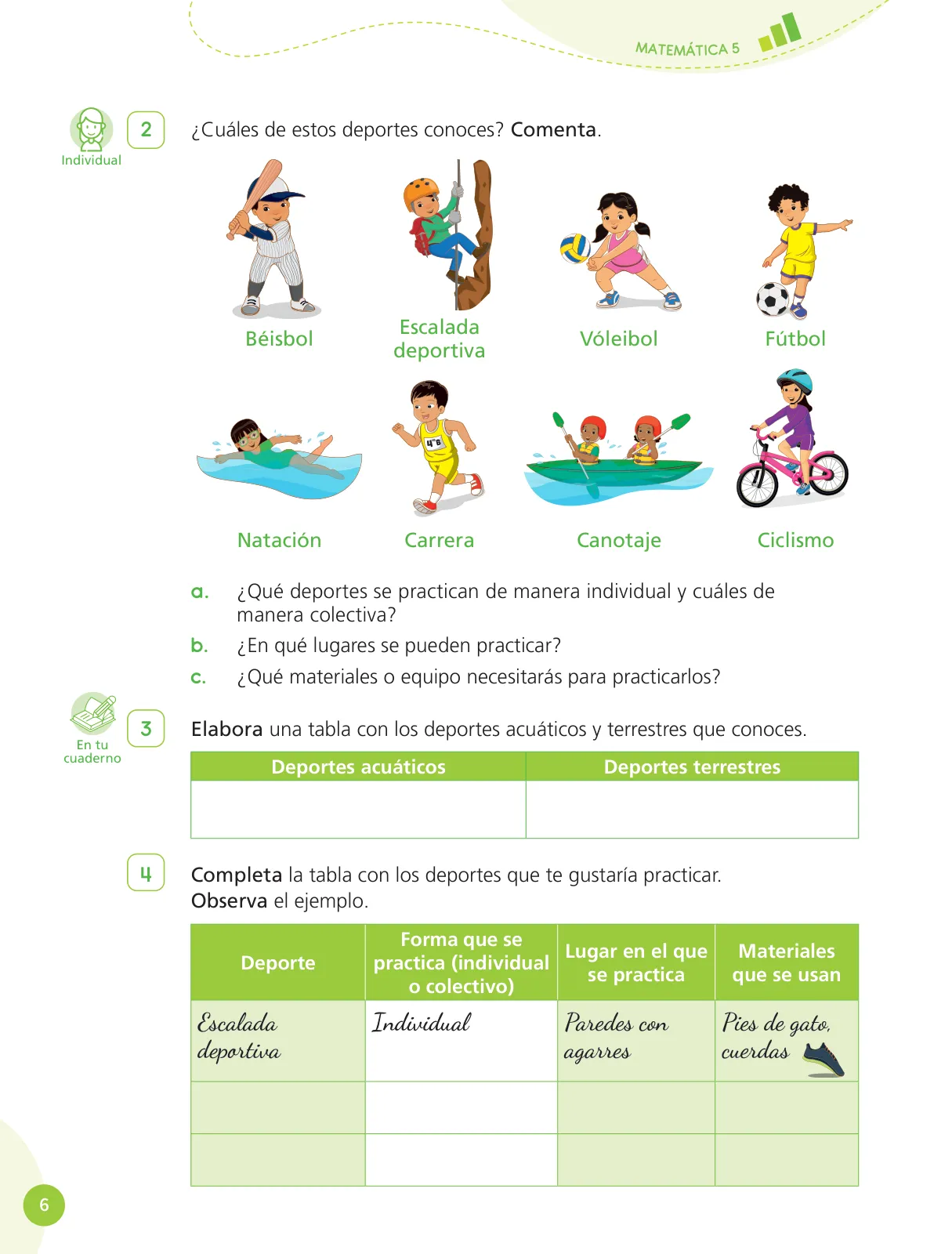 Miniatura página 8 de Cuadernillo de Matemática 5, quinto grado de Primaria ﻿ · 2023