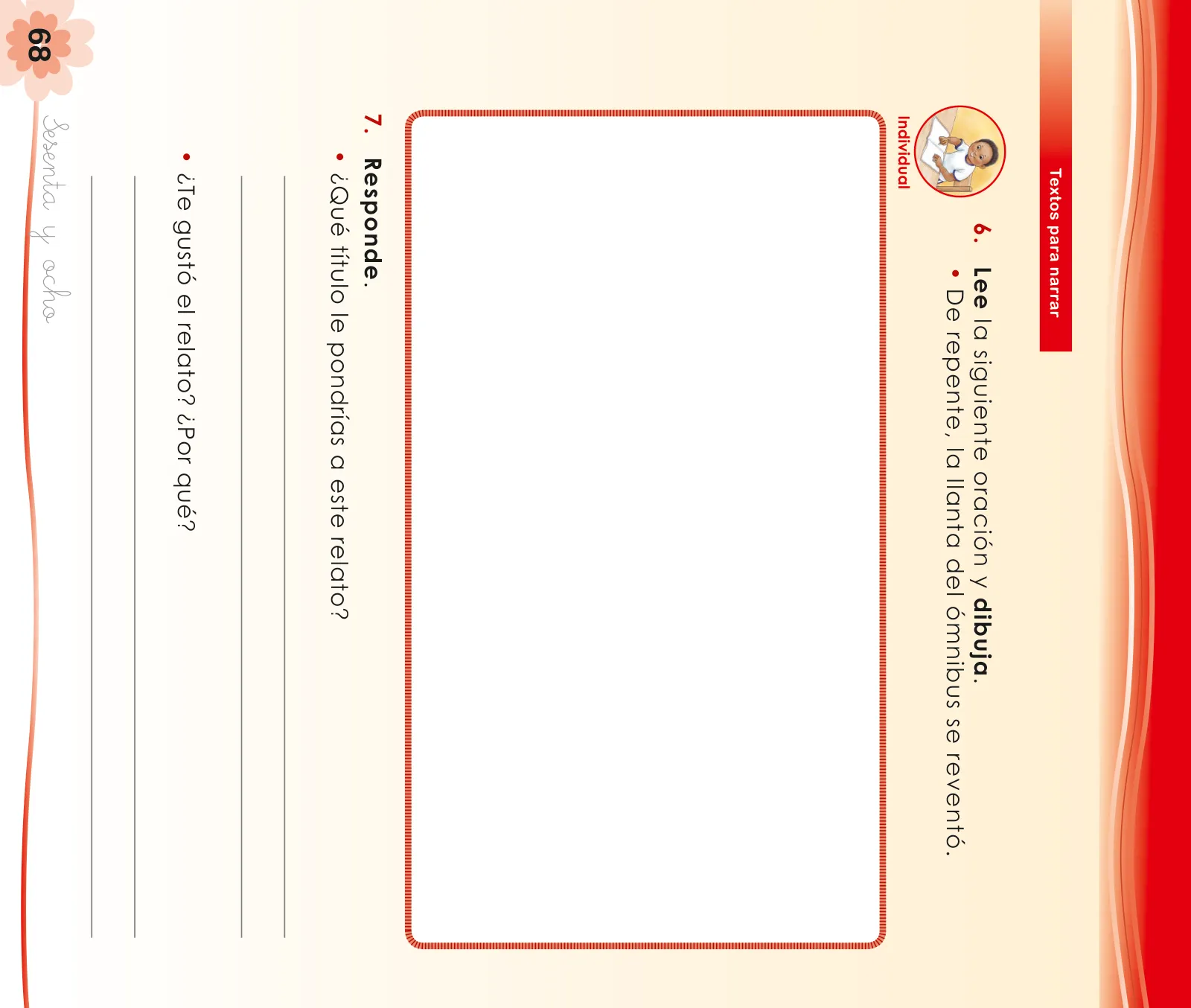 Miniatura página 70 de Comunicación 1 : cuaderno de trabajo para primer grado de Educación Primaria 2019 · 2019